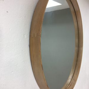 wooden  framed mirror