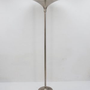 Art Deco nickel floor lamp