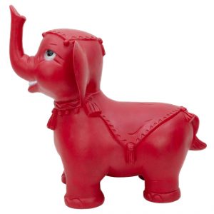 Little red rubber elephant