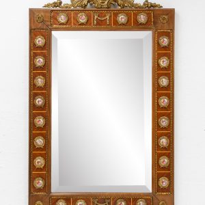 antique medallion mirror