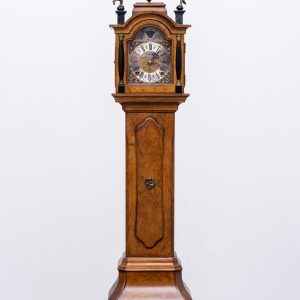 Miniature Dutch Walnut long case clock