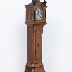 Miniature Dutch Walnut long case clock