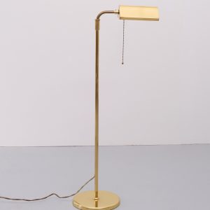 Brass Floor lamp . Deknudt  Belgium  1970s