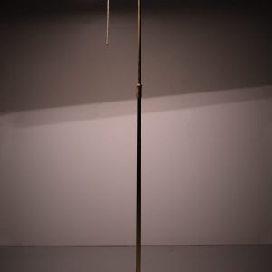 Brass Floor lamp . Deknudt  Belgium  1970s