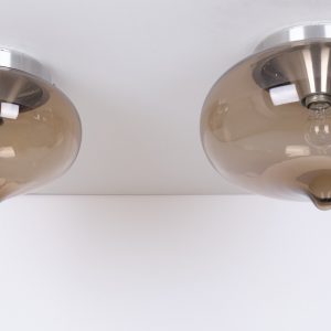 set  Dijkstra wall or ceiling lights Space Ace  1970s
