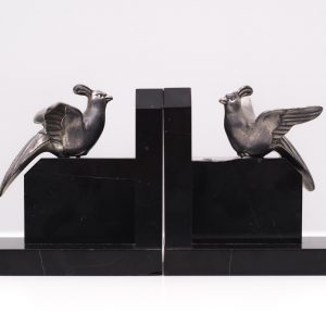 Art Deco Marble bookends 1920s French