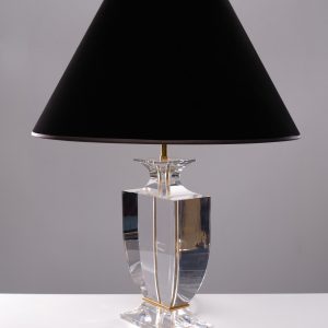 Regency Lucite Table lamp 1970s France