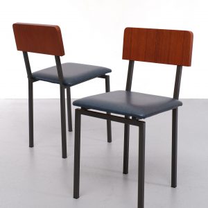 Kuperus  Two bed room chairs Dutch 1950s