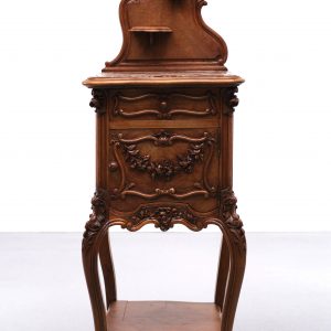 Antique France Rococo night stand 1880s