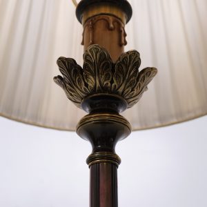 Brass Pineapple floor lamp Hollywood Regency 1970s