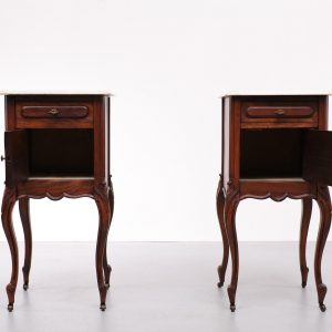 Antique French Mahogany night stands  1900