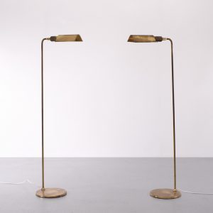 Two Brass floor lamps by Öia  Finland  1960s